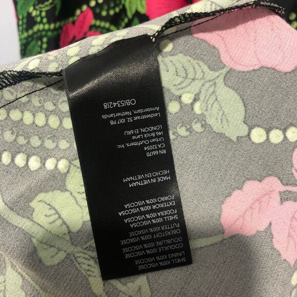 Anthropologie Maeve Floral Ruched Midi Dress Multicolor Size US 6 - Picture 7 of 12